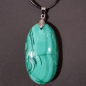 Pendentif Malachite avec cordon