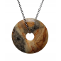 Pendentif Jaspe crazy lace donut
