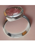 Bague tourmaline melon d'eau argent 925 Taille 52