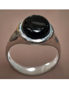Bague Agate naturelle Argent 925 Taille 62