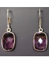 Boucles Améthyste Argent 925