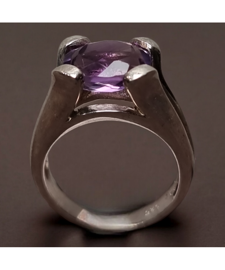 Bague améthyste Argent 925 Taille 51