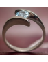Bague Topaze bleue argent 925 Taille 61
