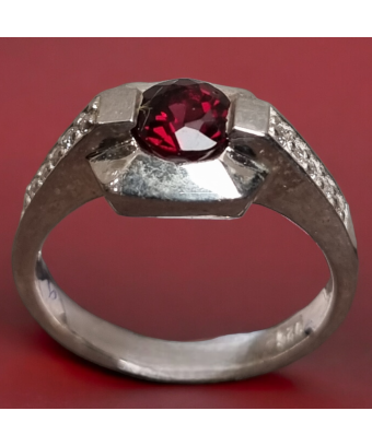 Bague Grenat Argent 925