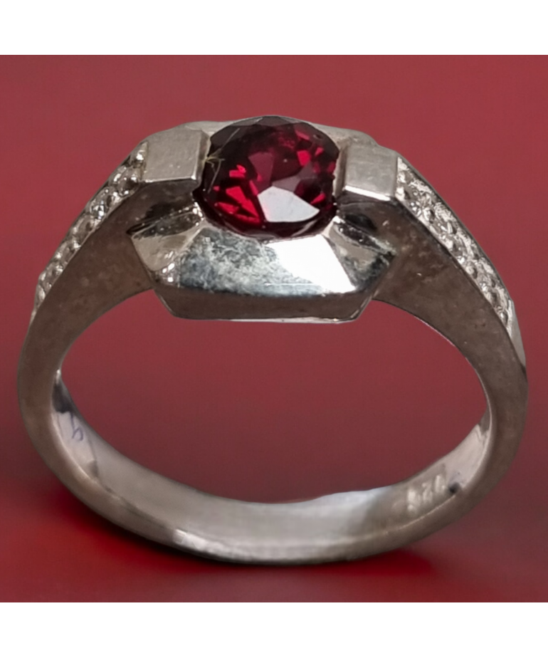 Bague Grenat Argent 925
