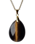 Pendentif Œil de Tigre Ovale