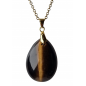 Pendentif Oeil de tigre ovale