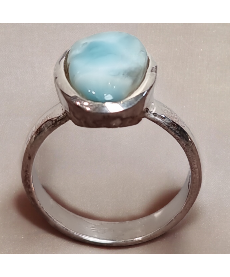 Bague Larimar Argent 925 Taille 55