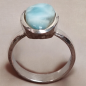 Bague Larimar Argent 925 Taille 55