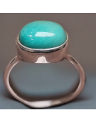 Bague Turquoise Argent 925 Taille 55