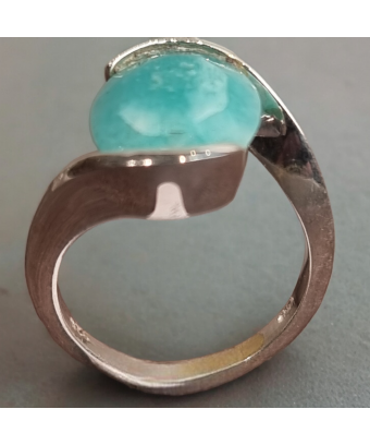 Bague Amazonite Argent 925 Taille 49