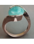 Bague Amazonite Argent 925 Taille 49