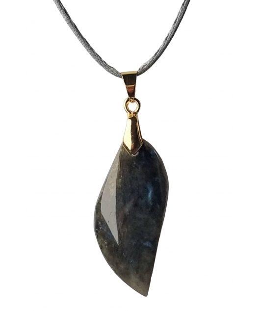 Pendentif Labradorite sur cordon réglable