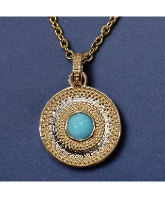 Pendentif Amazonite sur...