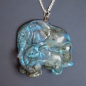 Pendentif Labradorite avec chaîne
