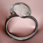 Bague Quartz rose argent 925 Taille 58