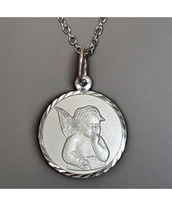 Pendentif Médaille Ange...