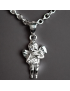 Pendentif Ange Cupidon Argent 925 avec chaîne