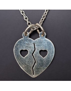 Pendentif Cœur Argent 925 avec chaîne