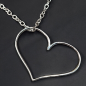 Pendentif Cœur Argent 925 avec chaîne