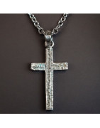 Pendentif Croix Argent 925 avec chaîne