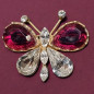 Broche Swarovski Papillon