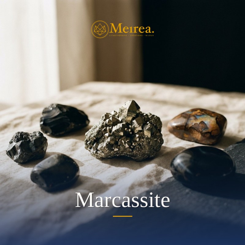 Marcassite : vertus, propriétés et bijoux