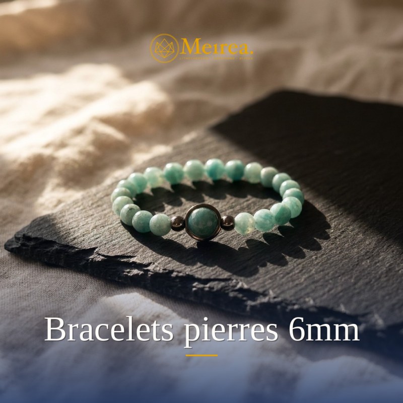 Bracelets pierres 6mm | Meirea