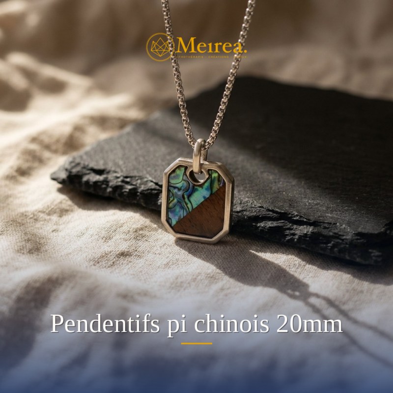 Pendentifs pi chinois 20mm | Meirea