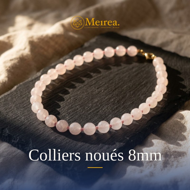 Colliers noués 8mm