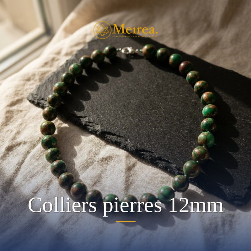 Colliers pierres 12mm