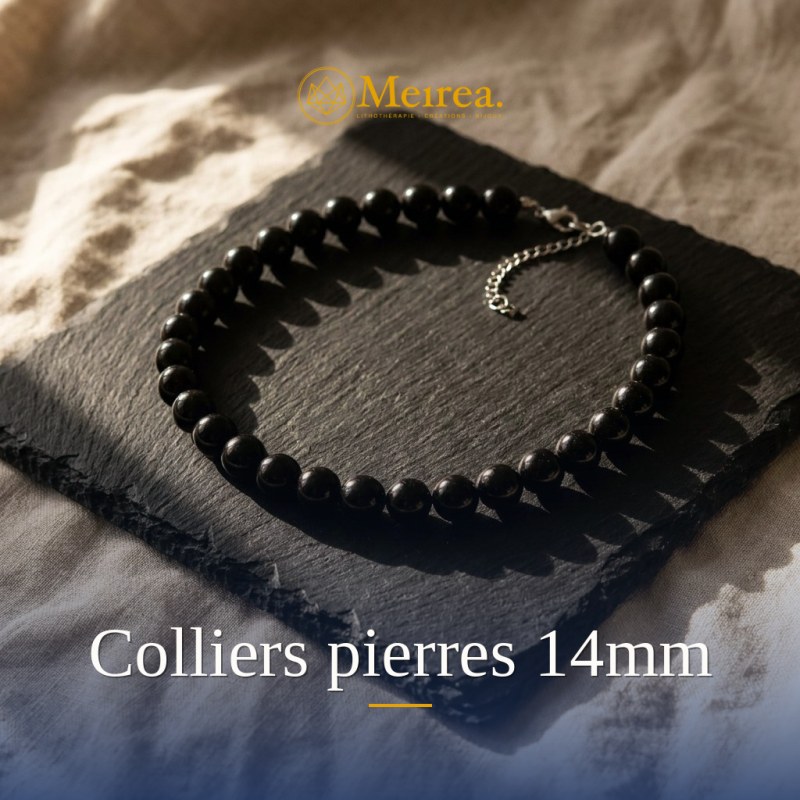 Colliers pierres 14mm