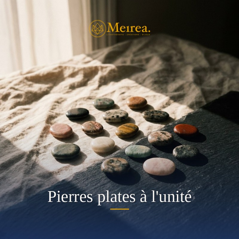 Pierres plates à l'unité