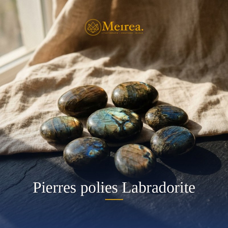Pierres polies Labradorite