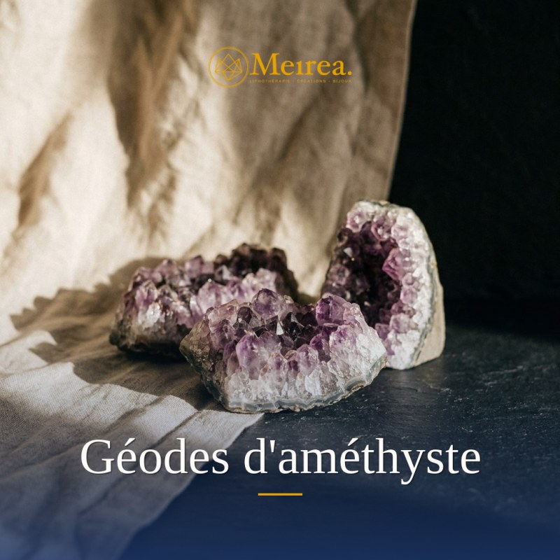 Géodes d'améthyste