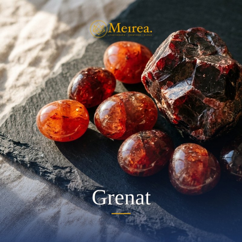 Grenat : vertus, propriétés et bijoux