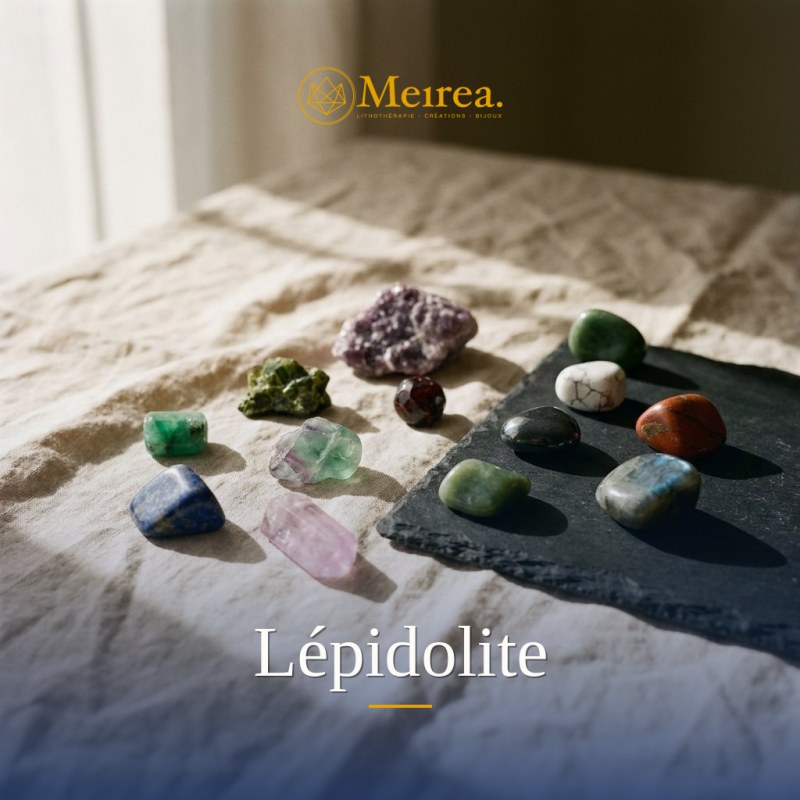 Lépidolite : vertus, propriétés et bijoux