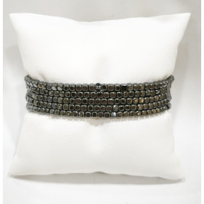 Bracelet Hématite Ultra Mini Cubes