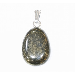 Pendentif Pyrite Pierre Roulée