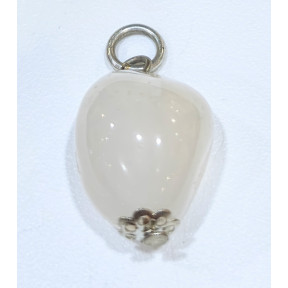 Pendentif Cristal de Roche Laiteux