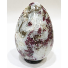 Œuf de Yoni Tourmaline Rose Percé 5 cm
