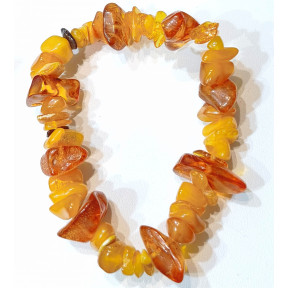 Bracelet Ambre Baltique Pierres Roulées Baroque