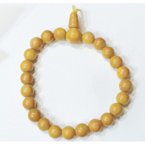 Bracelet Jaspe Jaune Mala Pierres Rondes 8mm