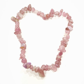 Bracelet Tourmaline rose (Rubelite) Baroque (s)