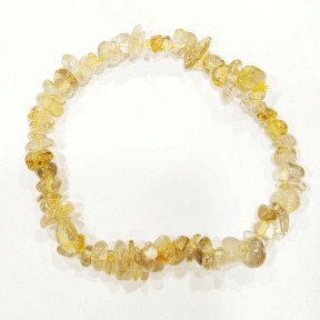 Bracelet Quartz Rutile Cheveux d'Ange Baroque