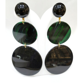 Boucles Bakélite Créateur 14 cm à Clips