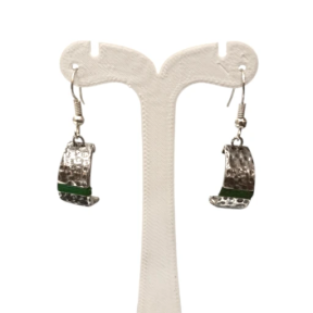 Boucles Cordon Acier Martelé