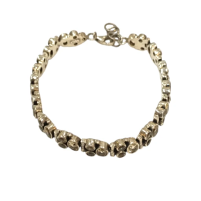 Bracelet Citrine Ovale et Ronde Facettée Argent 925
