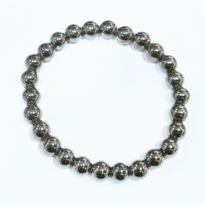 Bracelet Hématite Pierres Rondes 6mm Enfant