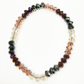 Bracelet Swarovski Multicolore Facetté 6mm